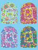 FUNKY FLOWERS 4 PATCH SET