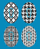 GEOMETRIC BLACK & WHITE - 4 PATCH SET - DEXCOM G6 OVERLAY