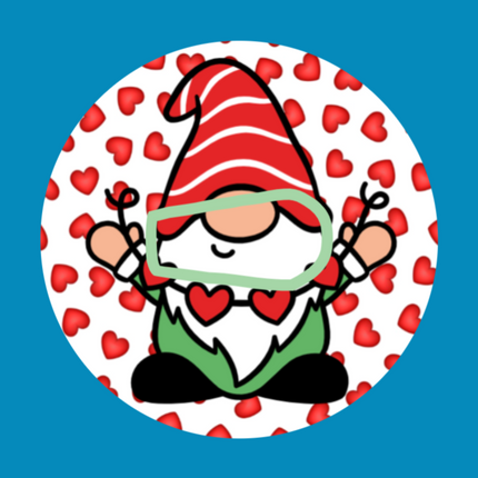 GNOME YOU BE MY VALENTINE PATCH