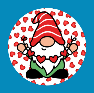 GNOME YOU BE MY VALENTINE PATCH