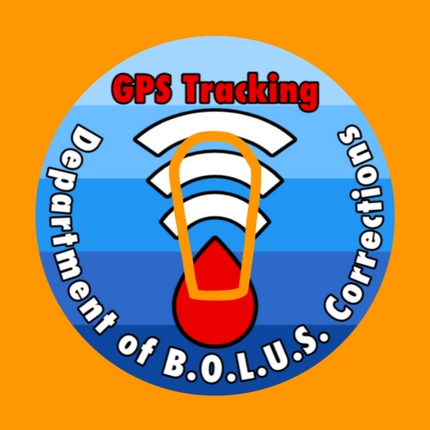 GPS TRACKING - DEPARTMENT OF B.O.L.U.S. CORRECTIONS PATCH