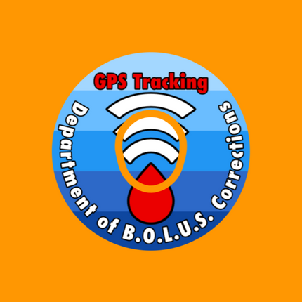 GPS TRACKING - DEPARTMENT OF B.O.L.U.S. CORRECTIONS PATCH