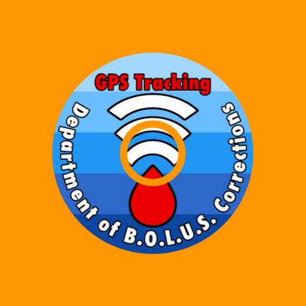 GPS TRACKING - DEPARTMENT OF B.O.L.U.S. CORRECTIONS PATCH