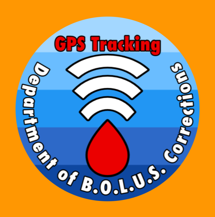 GPS TRACKING - DEPARTMENT OF B.O.L.U.S. CORRECTIONS PATCH