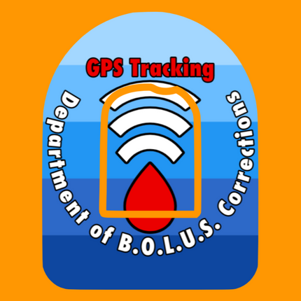 GPS TRACKING - DEPARTMENT OF B.O.L.U.S. CORRECTIONS PATCH