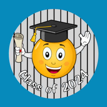 GRADUATE EMOJI CLASS OF 2024 PATCH