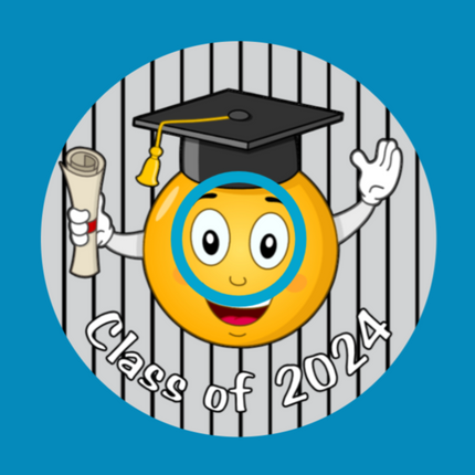 GRADUATE EMOJI CLASS OF 2024 PATCH