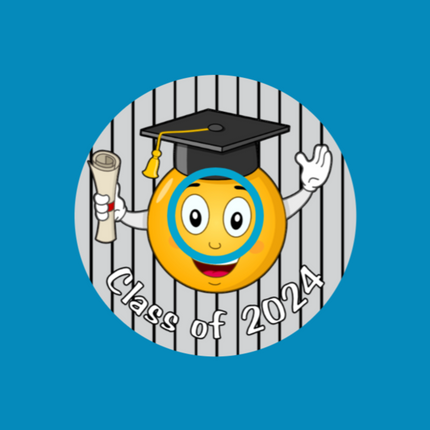 GRADUATE EMOJI CLASS OF 2024 PATCH