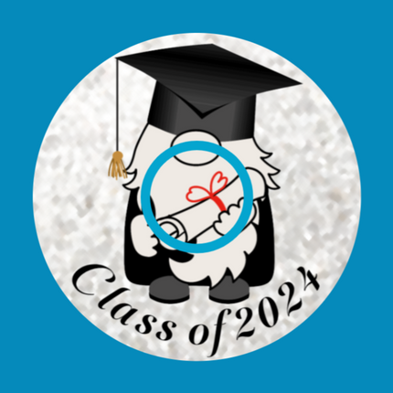 GRADUATE GNOME CLASS OF 2024 PATCH