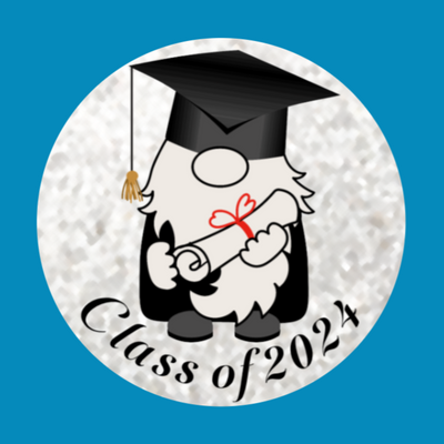 GRADUATE GNOME CLASS OF 2024 PATCH