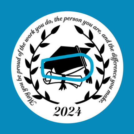 GRADUATION PROVERB CLASS OF 2024 PATCH