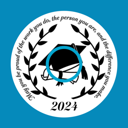 GRADUATION PROVERB CLASS OF 2024 PATCH