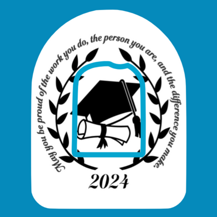 GRADUATION PROVERB CLASS OF 2024 PATCH