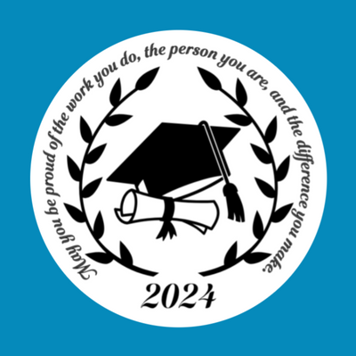 GRADUATION PROVERB CLASS OF 2024 PATCH
