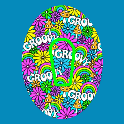 GROOVY DAISIES PATTERN PATCH