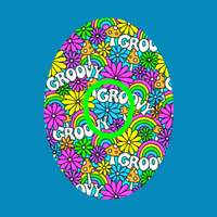 GROOVY DAISIES PATTERN PATCH