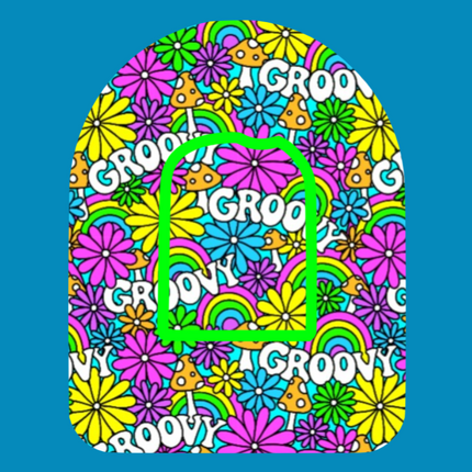 GROOVY DAISIES PATTERN PATCH