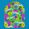 GROOVY DAISIES PATTERN PATCH