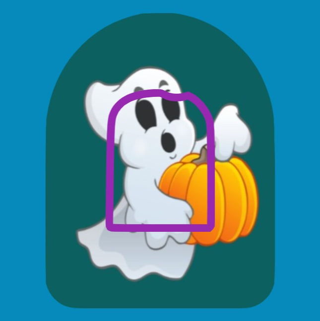 HALLOWEEN LITTLE GHOST -  OMNIPOD OVERLAY