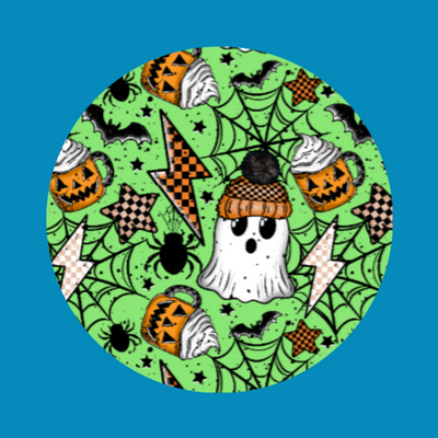 HALLOWEEN GHOST & CREEPY THINGS - LARGE SOLID OVERLAY