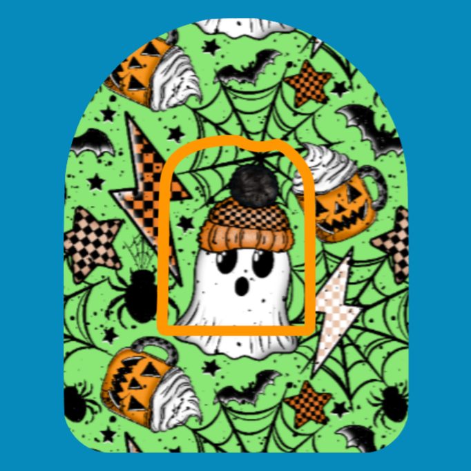 HALLOWEEN GHOST & CREEPY THINGS - OMNIPOD OVERLAY