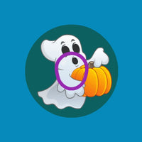 HALLOWEEN LITTLE GHOST  - DEXCOM G7 OR DEXCOM STELO OVERLAY