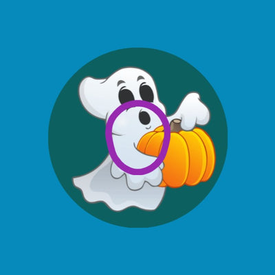 HALLOWEEN LITTLE GHOST  - DEXCOM G7 OR DEXCOM STELO OVERLAY