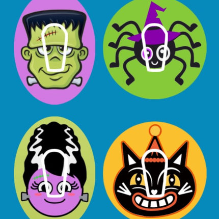 HALLOWEEN MONSTER MASH - DEXCOM G6 OVERLAYS  - 4 PATCH SET