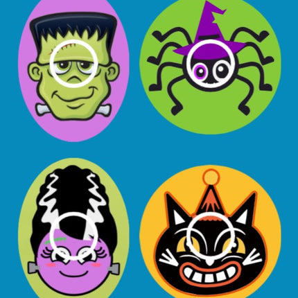 HALLOWEEN MONSTER MASH - LIBRE 2 OVERLAYS  - 4 PATCH SET