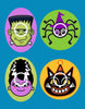 HALLOWEEN MONSTER MASH - LIBRE 2 OVERLAYS  - 4 PATCH SET