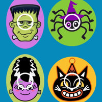 HALLOWEEN MONSTER MASH - LIBRE 2 OVERLAYS  - 4 PATCH SET