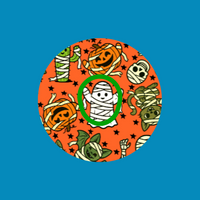 HALLOWEEN MUMMY FRIENDS - DEXCOM G7 & STELO SENSOR OVERLAY