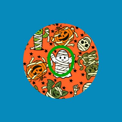 HALLOWEEN MUMMY FRIENDS - DEXCOM G7 & STELO SENSOR OVERLAY