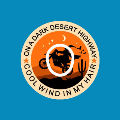 HALLOWEEN ON A DARK DESERT HIGHWAY DEXCOM G7 OR DEXCOM STELO OVERLAY