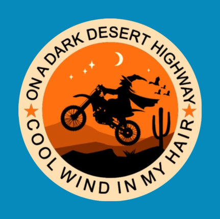 HALLOWEEN ON A DARK DESERT HIGHWAY  - OVERLAY PATCH