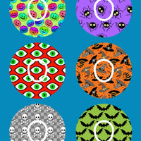 HALLOWEEN PATTERNS DEXCOM G7 OR DEXCOM STELO OVERLAY  - 6 PATCH SET