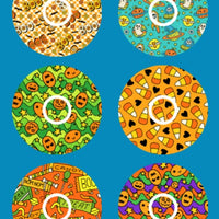 HALLOWEEN TRICK OR TREAT LIBRE 3 OVERLAYS  - 6 PATCH SET