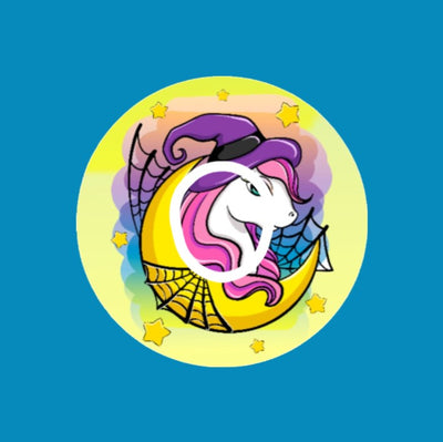 HALLOWEEN UNICORN WITCH DEXCOM G7 OR DEXCOM STELO OVERLAY