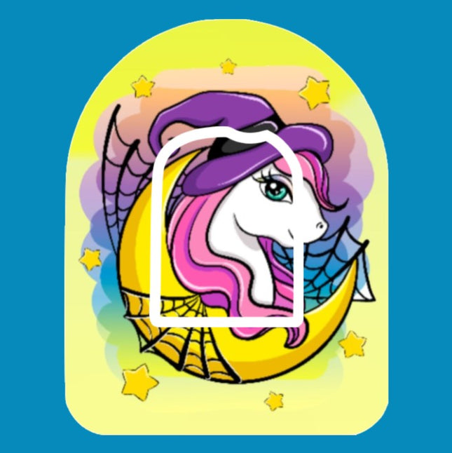 HALLOWEEN UNICORN WITCH OMNIPOD OVERLAY