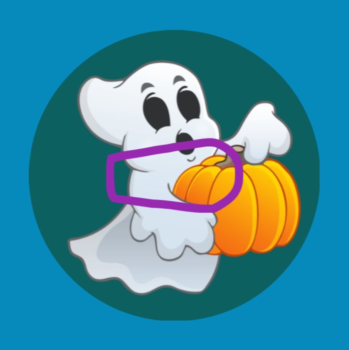 HALLOWEEN LITTLE GHOST -  DEXCOM G6 OVERLAY