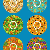 HALLOWEEN TRICK OR TREAT OVERLAYS  - 6 PATCH SET