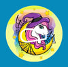 HALLOWEEN UNICORN WITCH DEXCOM G6 OVERLAY