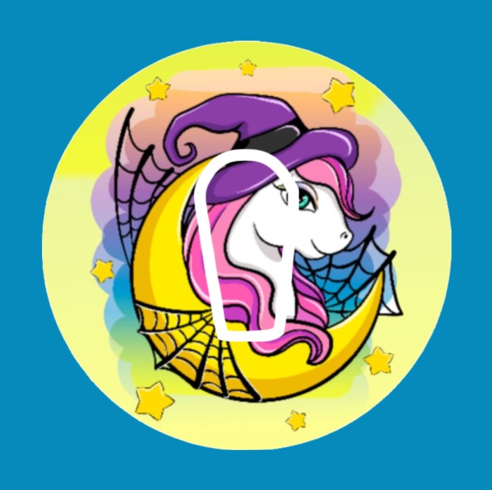 HALLOWEEN UNICORN WITCH  - OVERLAY PATCH