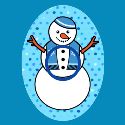 HANUKKAH SNOWMAN  -  LIBRE 2 OVERLAY