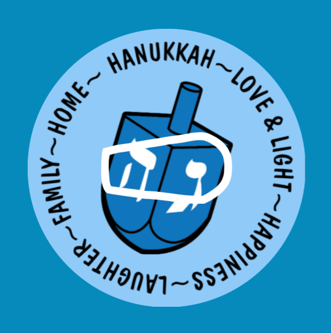 HANUKKAH DREIDEL -  DEXCOM G6 OVERLAY