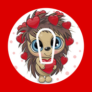 HEDGEHOG VALENTINE -  DEXCOM G6 OVERLAY