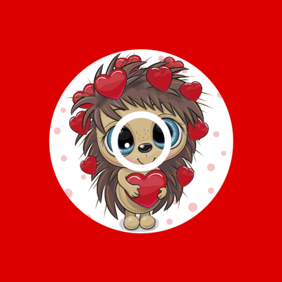 HEDGEHOG VALENTINE - LIBRE 3 OVERLAY