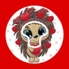 HEDGEHOG LOVE - MEDTRONIC GUARDIAN OVERLAYS WITH CUT-OUT FOR USE WITH DECK MY DIABETES GRIPSHIELD