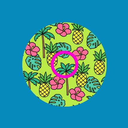 HAWAIIAN HIBISCUS & PINEAPPLE - LIBRE 3 OVERLAY