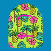 HAWAIIAN HIBISCUS & PINEAPPLE -  OMNIPOD OVERLAY